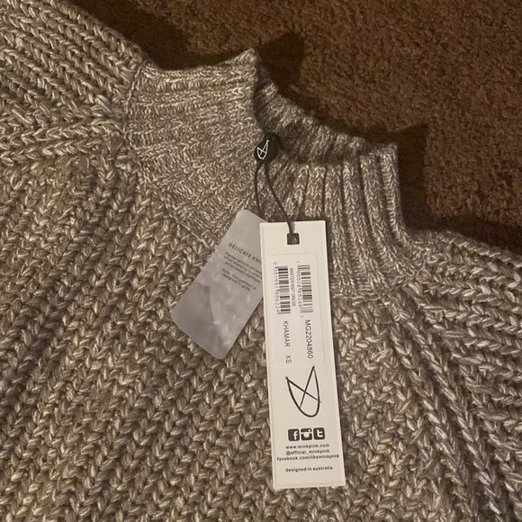 Nwt- MINKPINK- Baxter Knit Dress - Picture 3 of 16